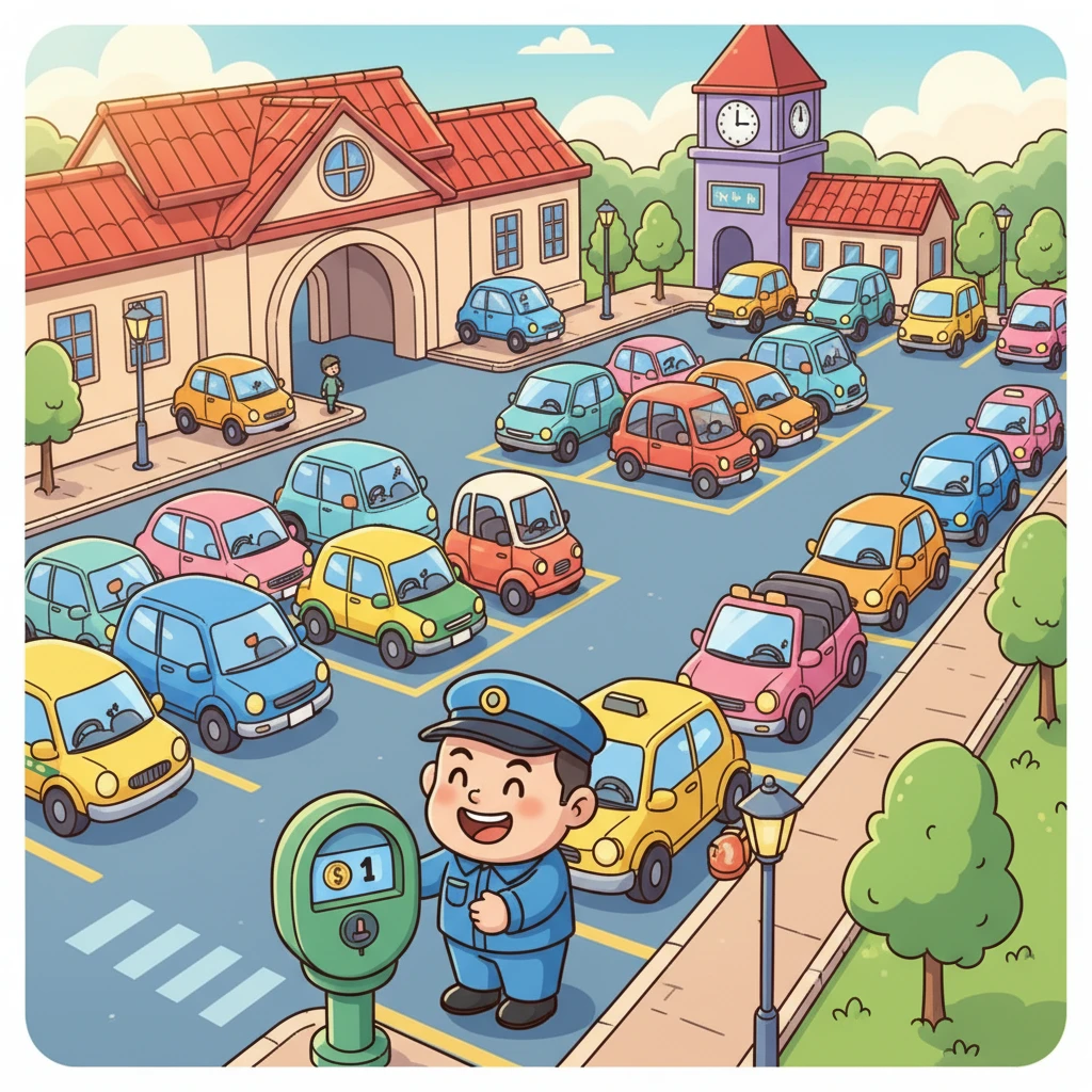 중앙역 신도시 방향 여유로운 주차 공..