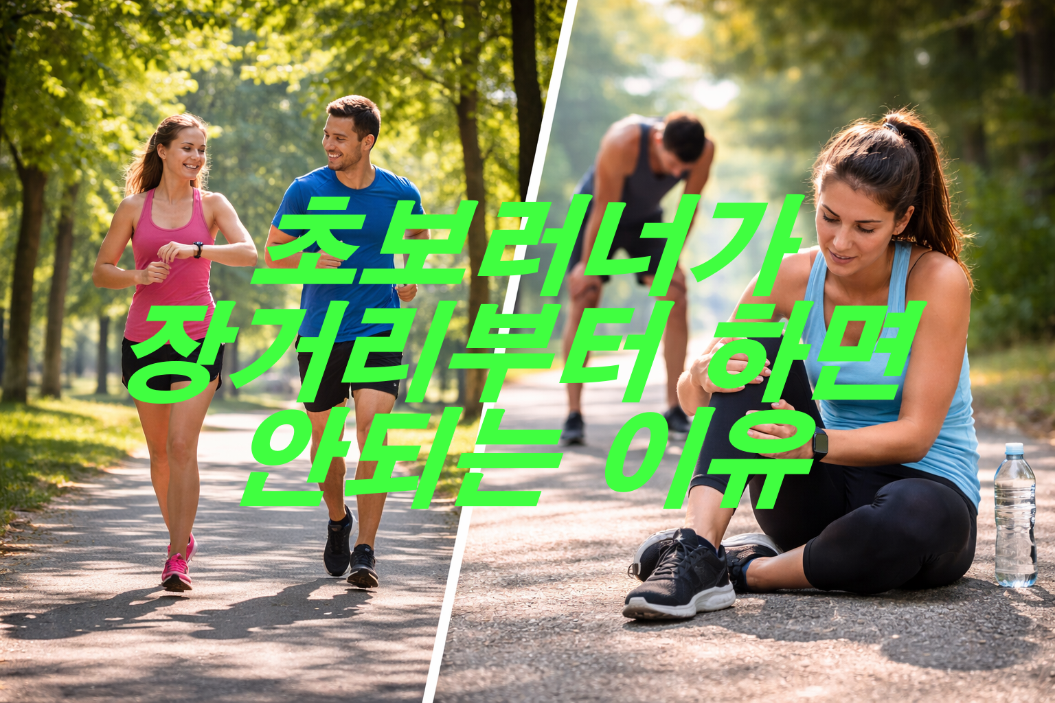 초보러너가 장거리부터 하면 안 되는 이유