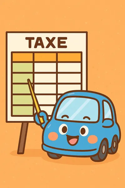 자동차 세금 계산법 시각 자료