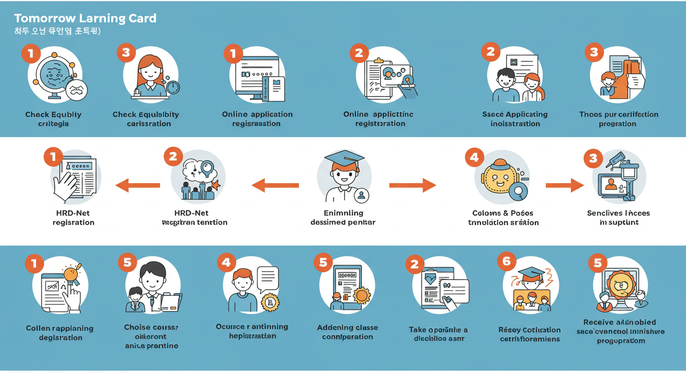 내일 배움 카드 신청부터 자격증 취득까지2