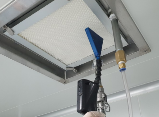 클린룸 DOP/PAO 시험하는 이해 참조 그림 이미지 입니다.