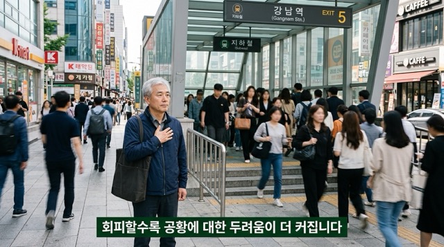 공황장애와 함께 생기는 광장공포증 우울증 회피 행동 문제