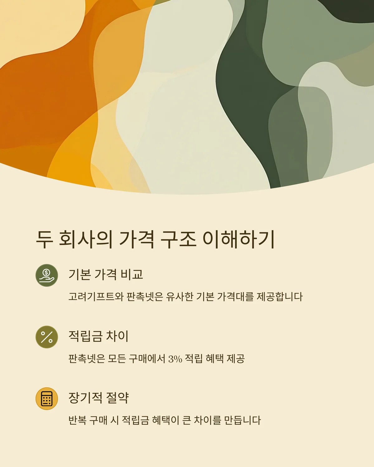 고려기프트 판촉물 VS 판촉넷 가격 비교