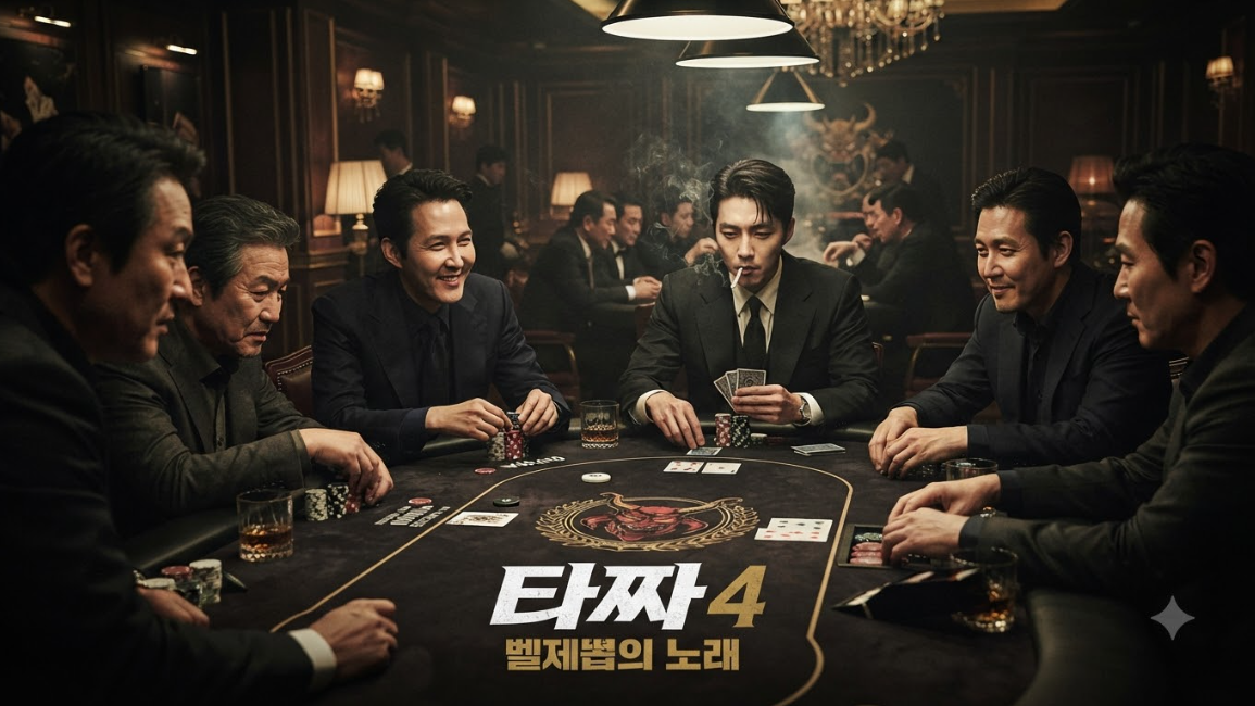 타짜 4부 벨제붑의 노래 카지노 포커 테이블 콘셉트 이미지