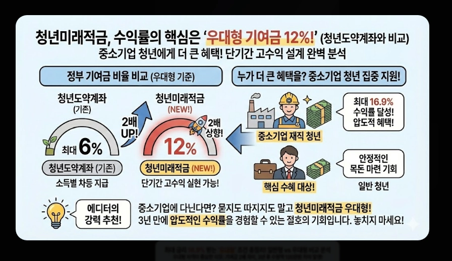 청년미래적금(청년도약계좌, 우대형 조건, 은행별 금리)(+ 최대 금리)