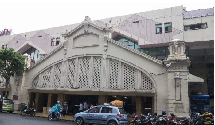 베트남 하노이 동쑤언 시장 사진