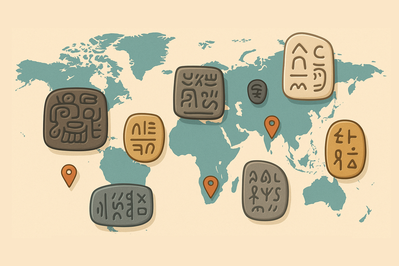 히에로글리프가 아니었던 상형문자들 잊힌 문자체계의 다양성