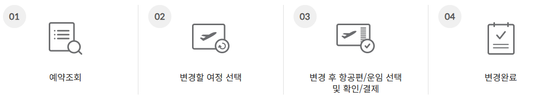 아시아나 항공권 변경 국제 변경 방법