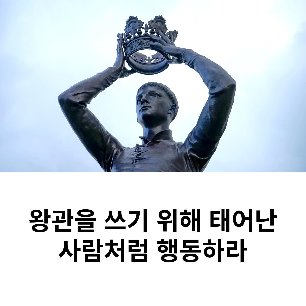 왕관 자신감 남성성