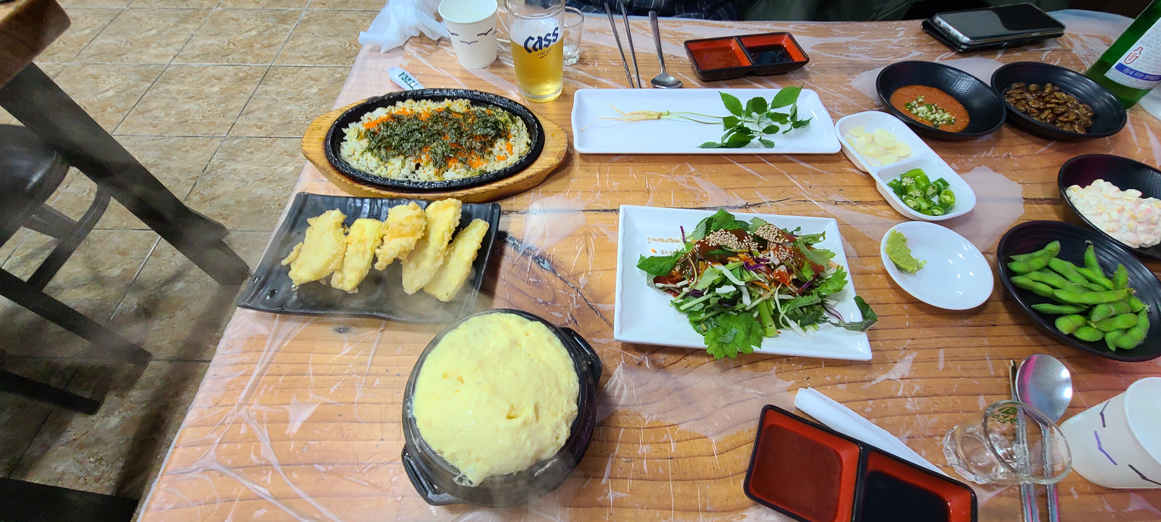 황금어장 활어회 도다리세꼬시 도다리회 다양한 밑반찬