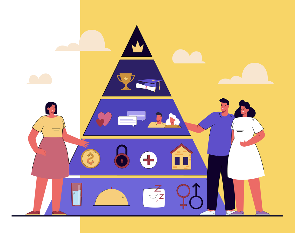 매슬로의 욕구 단계 이론의 설명