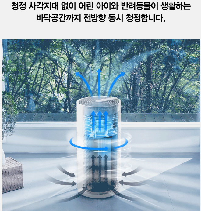 올클린 공기청정기 이미지