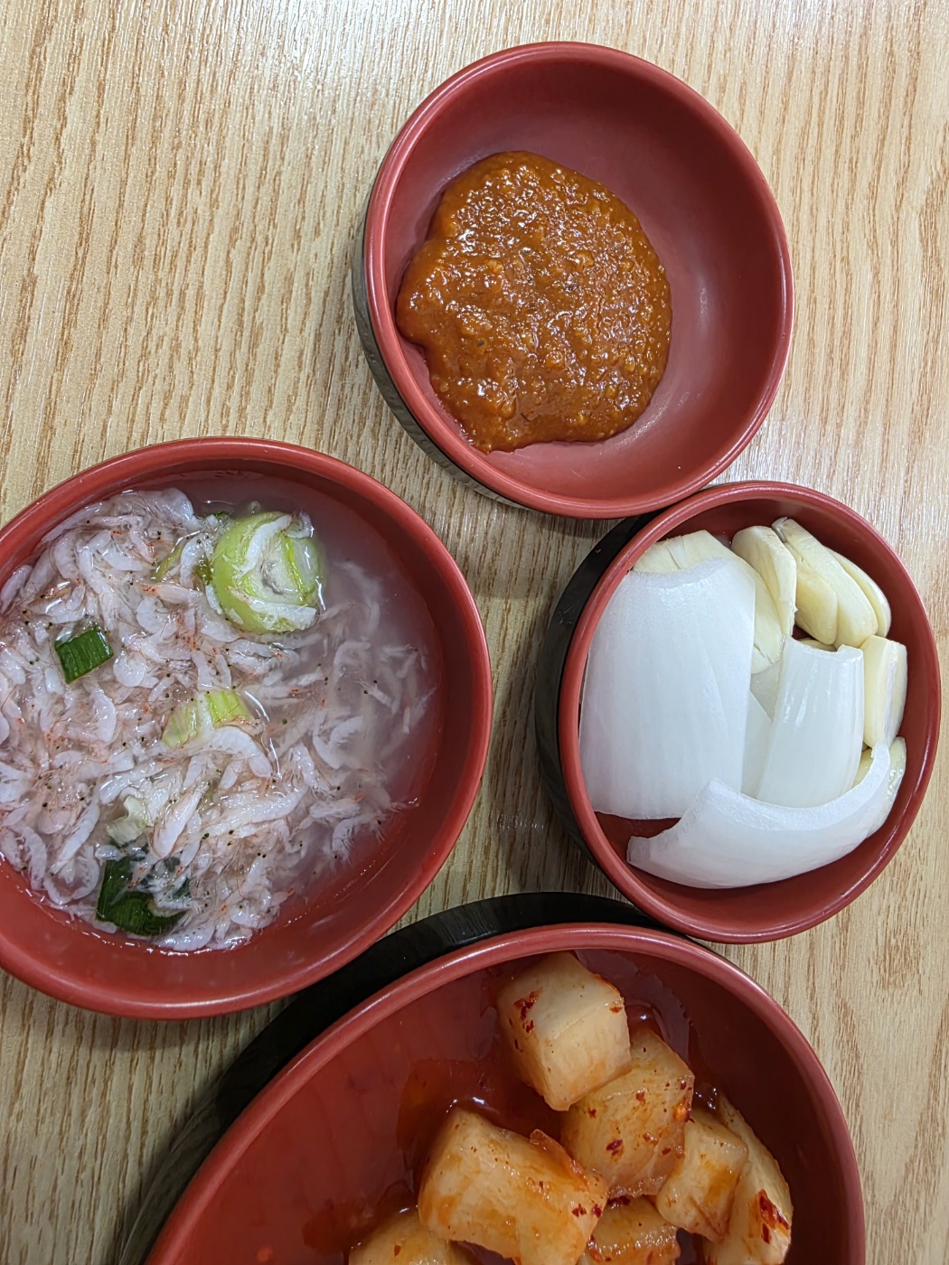 포천순대국 반찬 모음