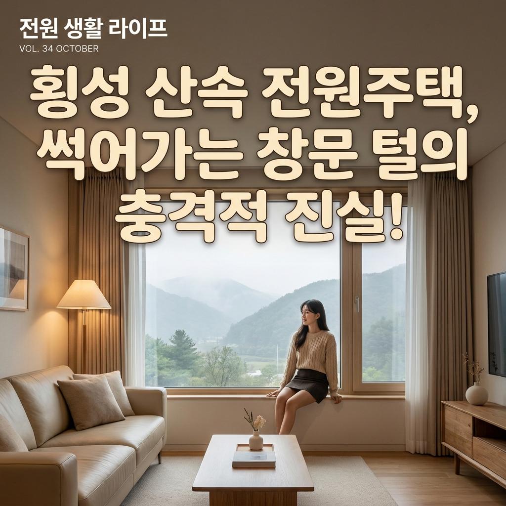 횡성 전원주택 발수 모헤어
