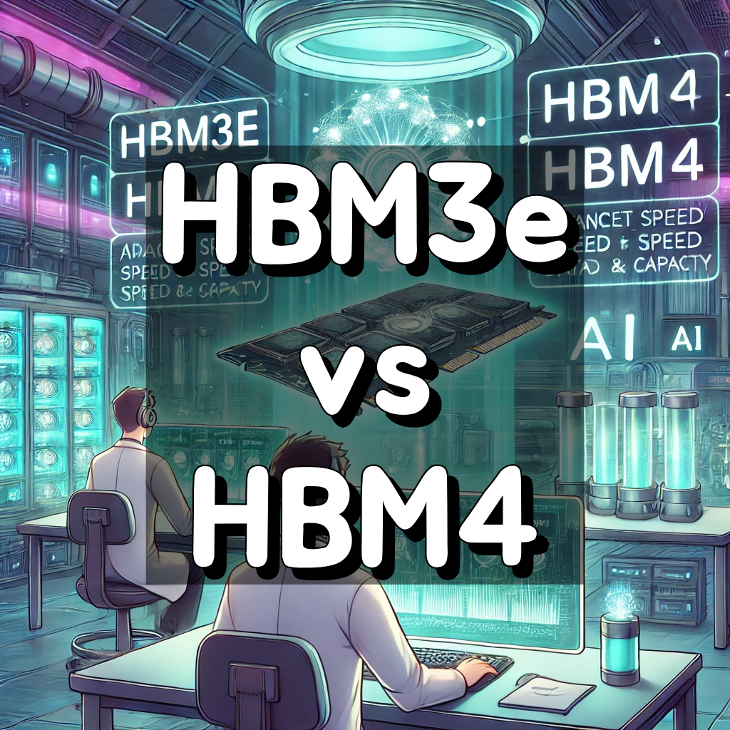 HBM3e HBM4 차이 비교 대표 이미지