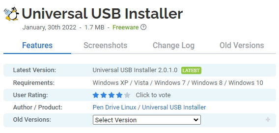 Universal-USB-Installer
