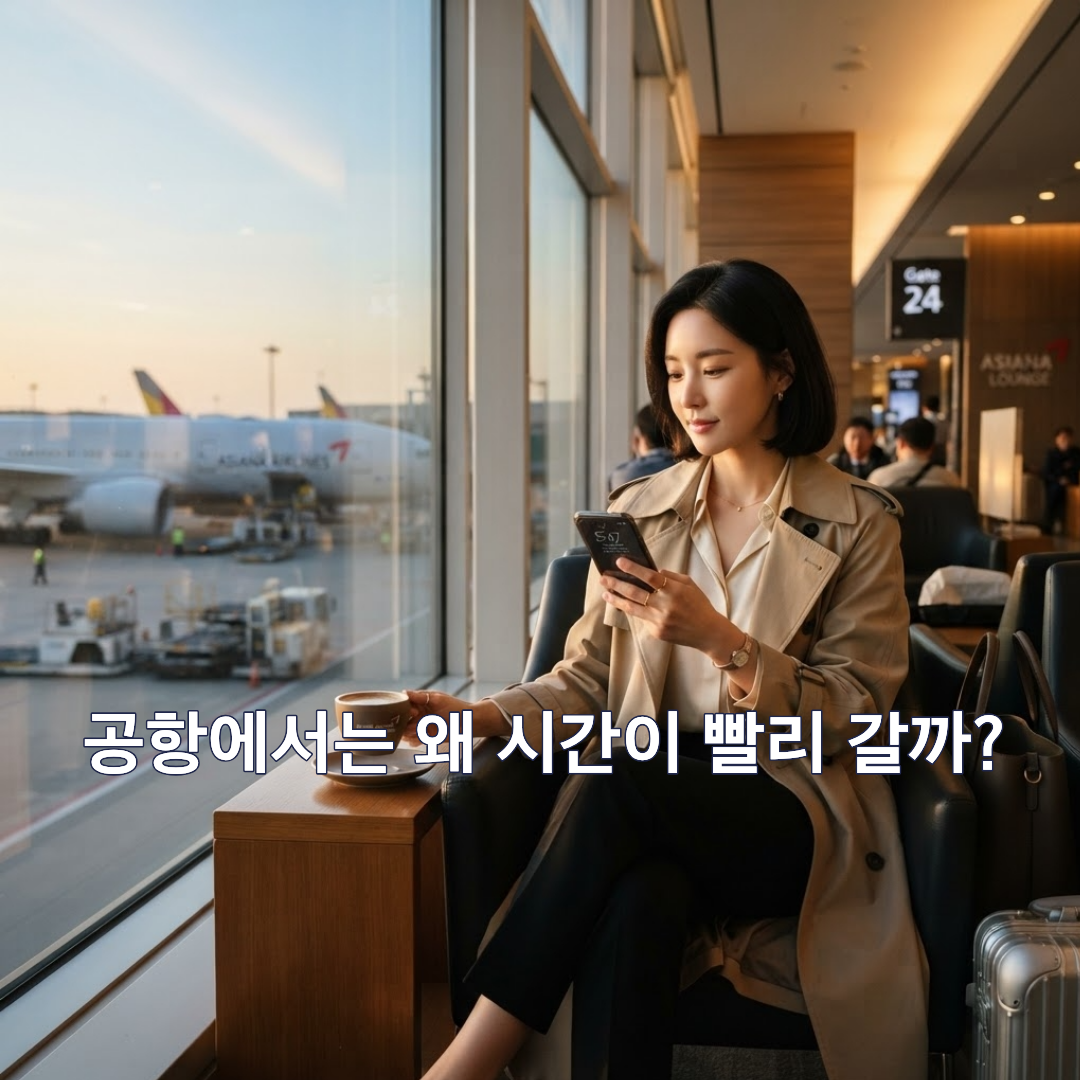 공항에서는 왜 시간이 빨리 갈까?