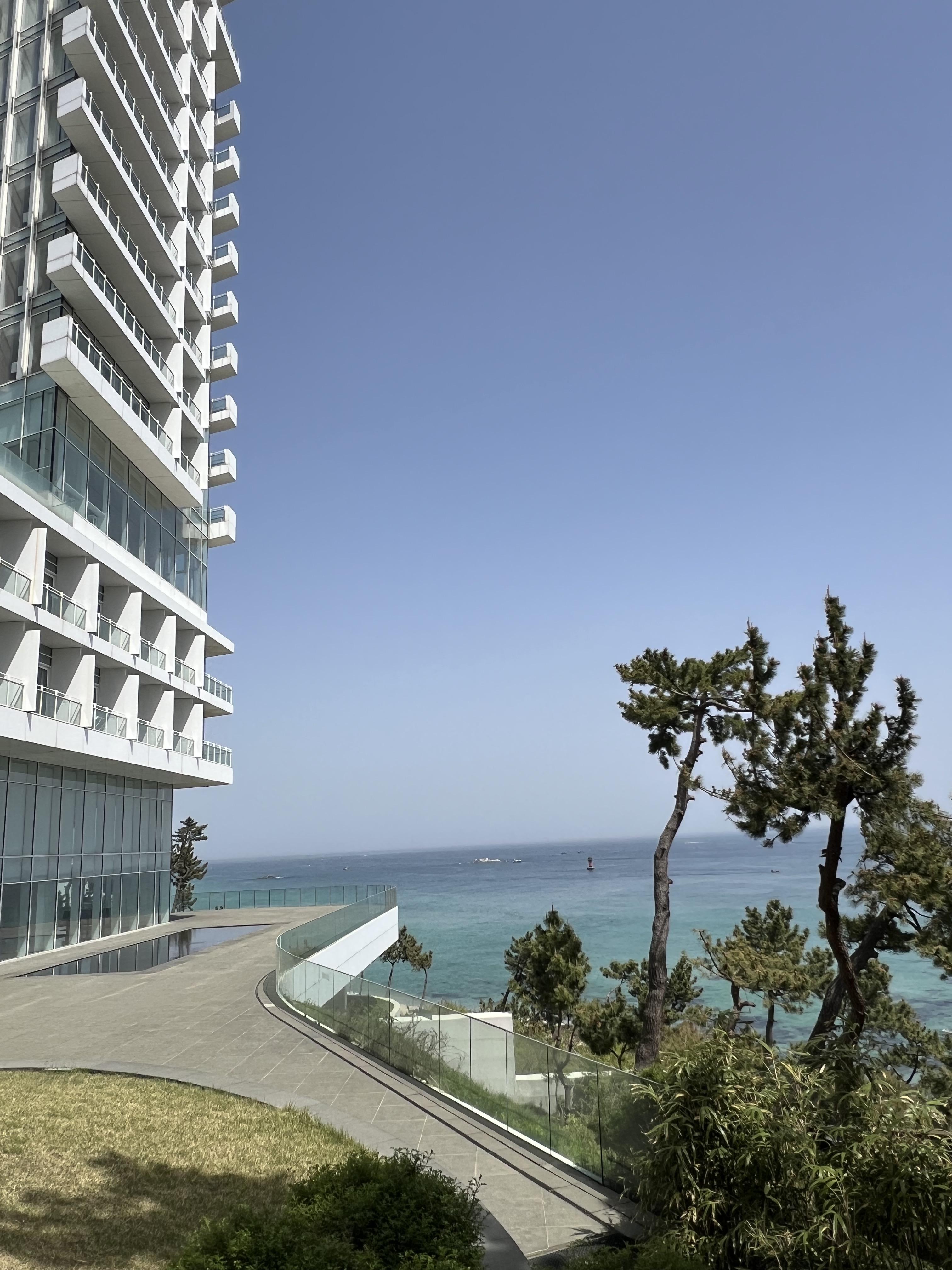 강릉-씨마크호텔-산책-바다