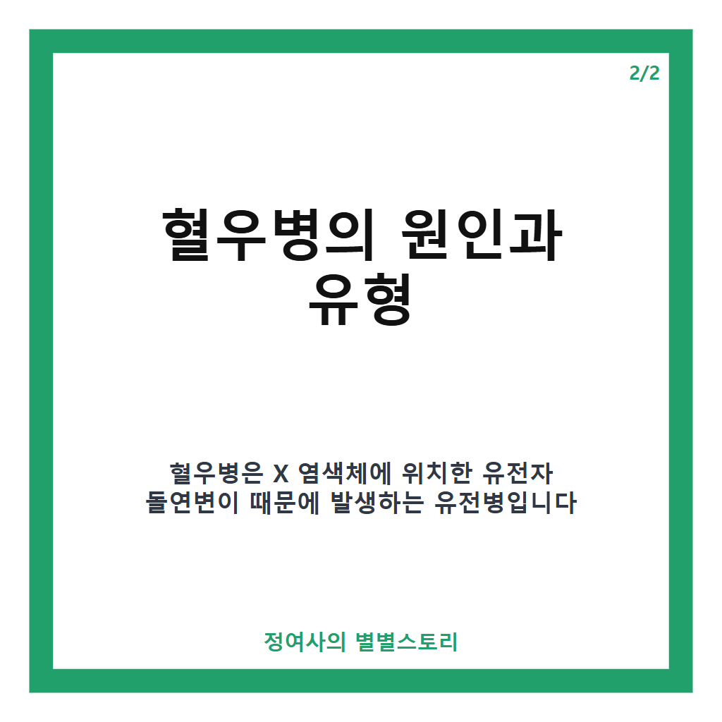 혈우병이란 무엇이며 증상과 원인 그리고 치료법까지 쉽게 알아보기 카드뉴스 3