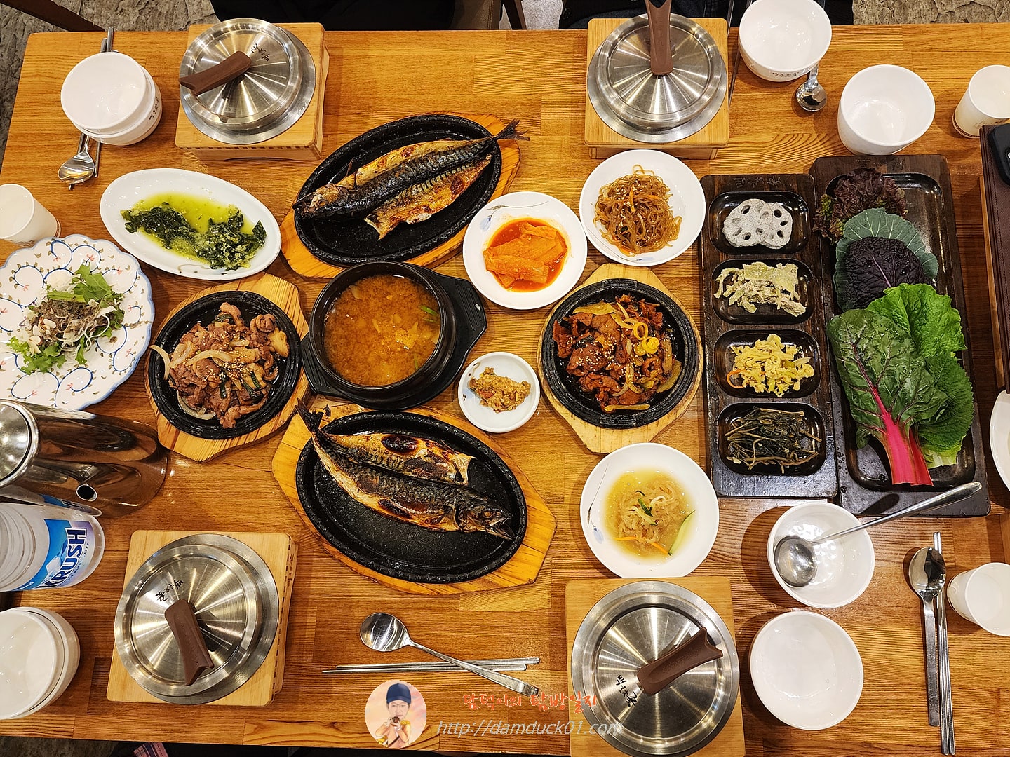 제육쌈밥, 오리불고기 쌈밥