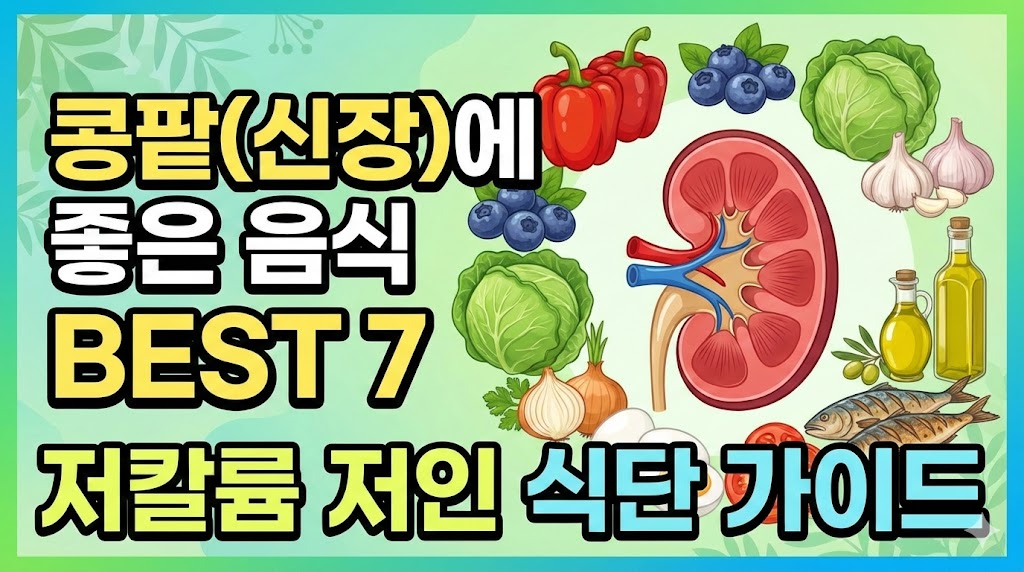 콩팔에좋은음식