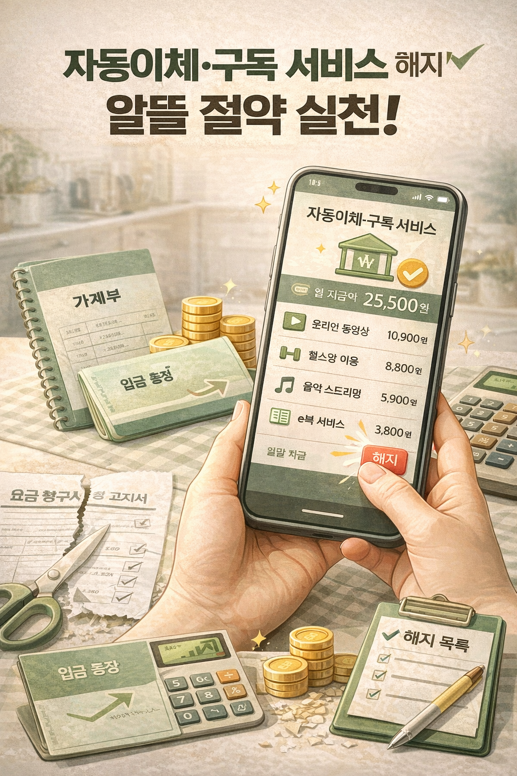 2026년 새해 절약 습관&amp;#44; 자동이체&middot;구독 서비스 정리