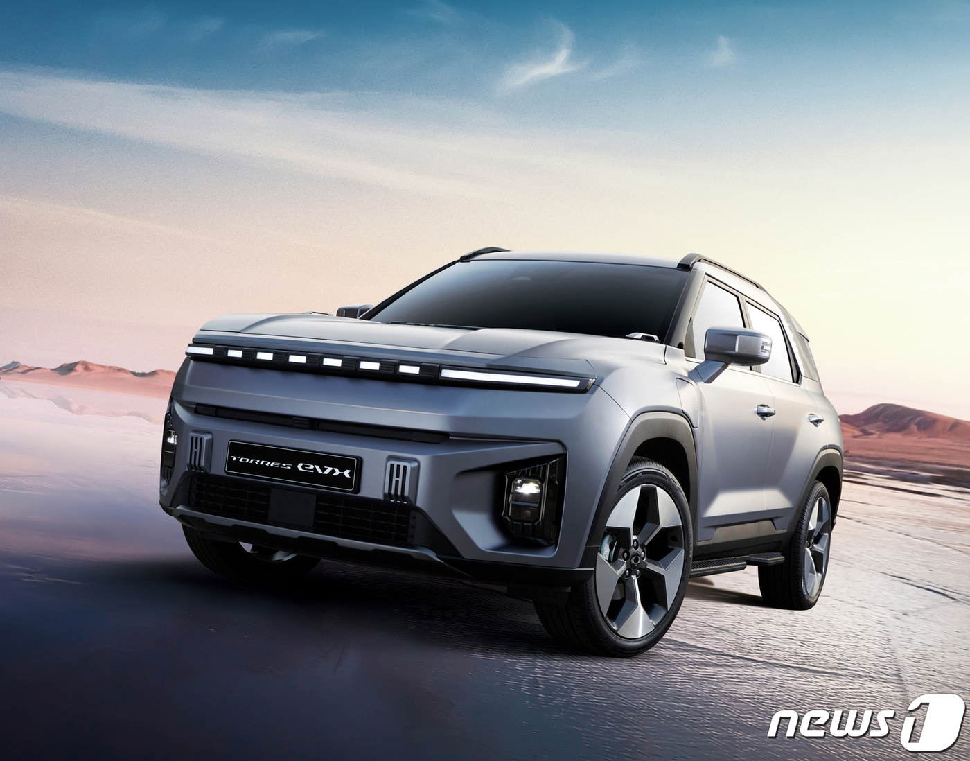 전동화 프로젝트 모델 '토레스 EVX'.