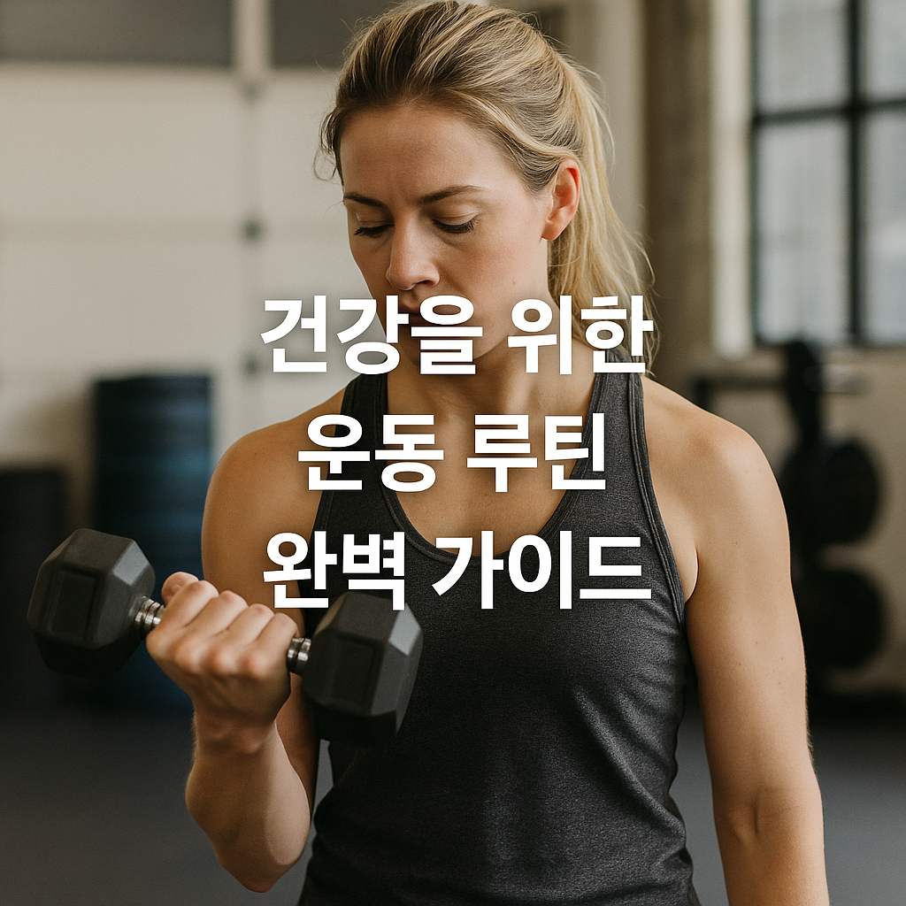 건강을 위한 운동 루틴 완벽 가이드