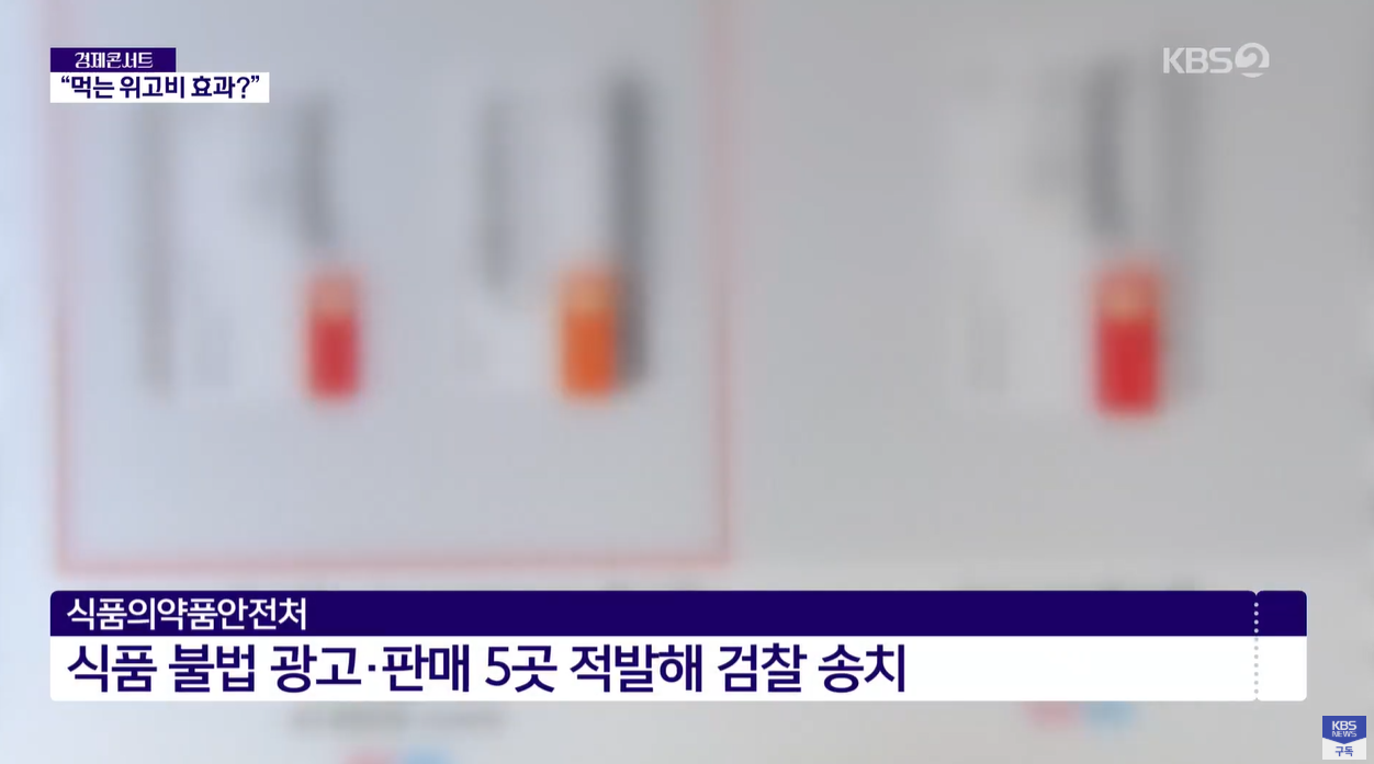 먹는위고비 일반식품 허위다이어트광고 과대광고 검찰송치 다이어트보조제 비만치료 식약처