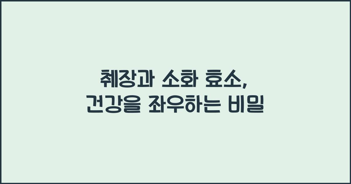 췌장과 소화 효소