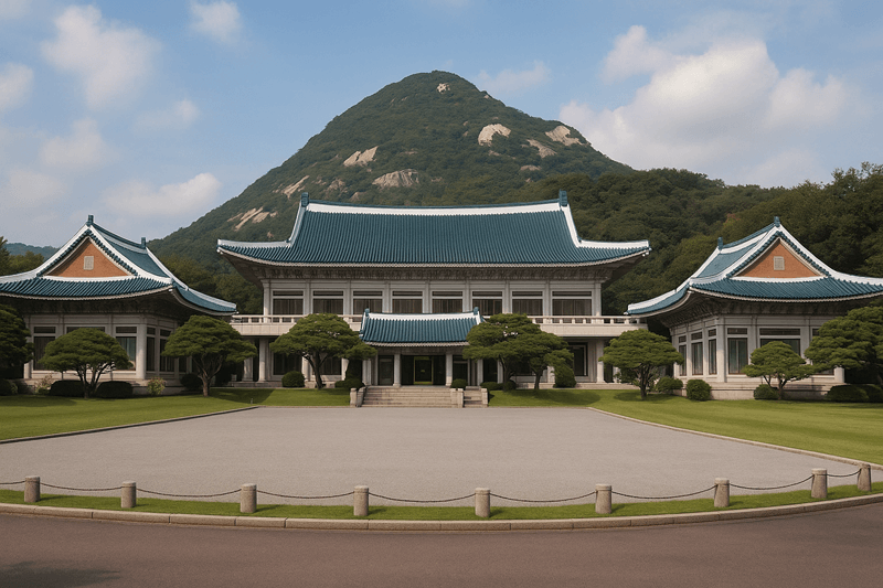 정면에서-바라보는-청와대-전경