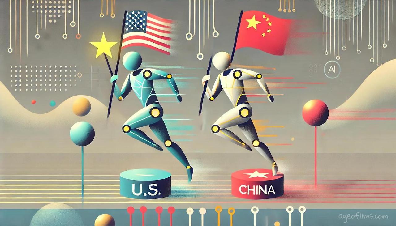 미국과 중국은 같은 길 위에서 나란히 경주하는 것 같지만, 실제로는 완전 다른 길로 가고 있다