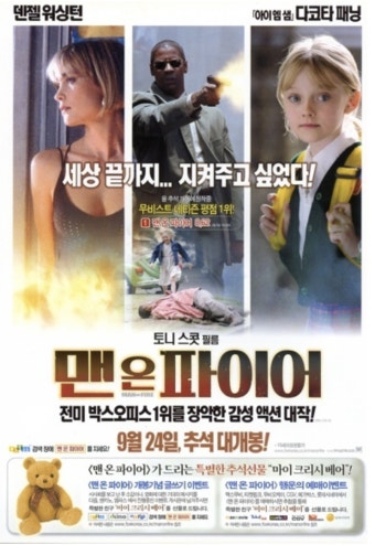 영화 맨 온 파이어 포스터