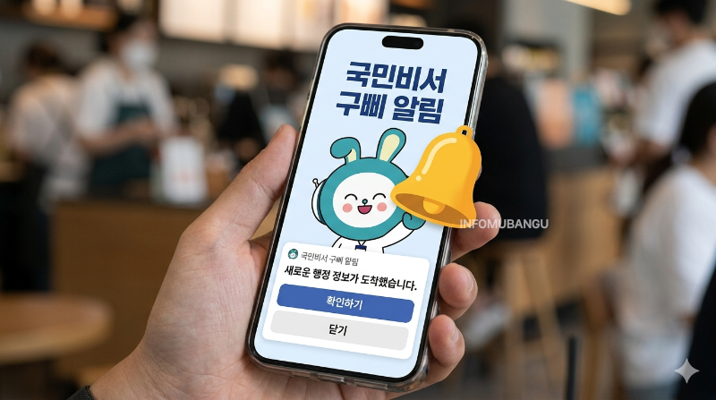 1분 만에 국민비서 알림 켜고 60만 원 확보하기