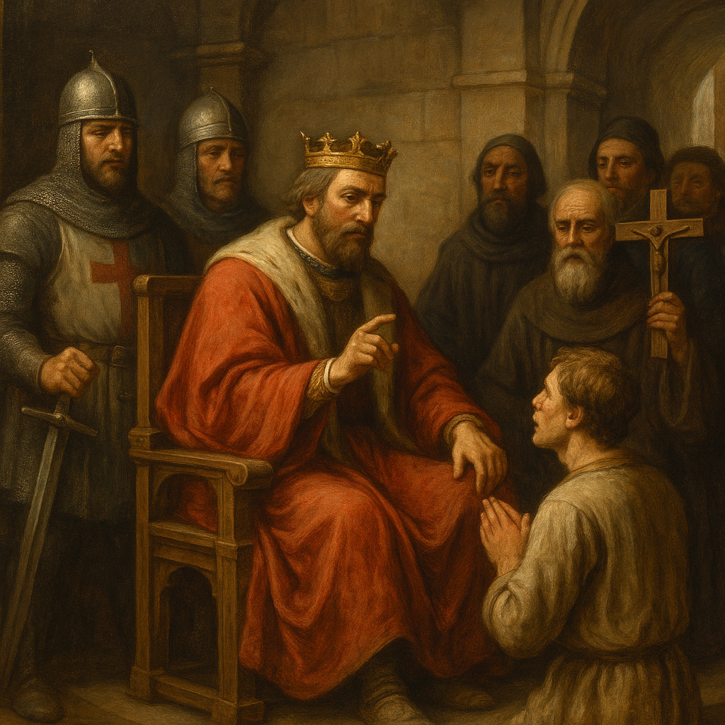 중세 법정 영주 판결 이미지