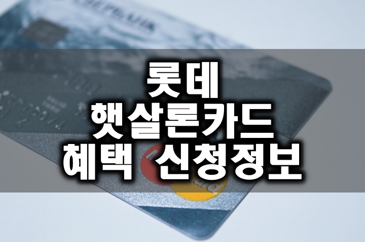 롯데 햇살론카드