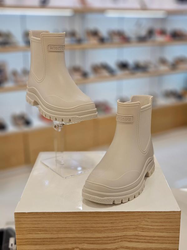 미소페 여성 장화 앵클 미들 레인부츠- 112326001