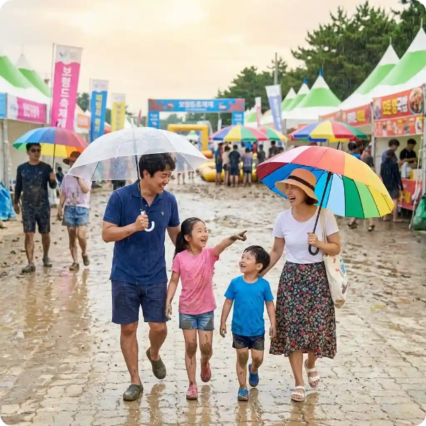 보령머드축제 단체 할인 우천 운영 안내