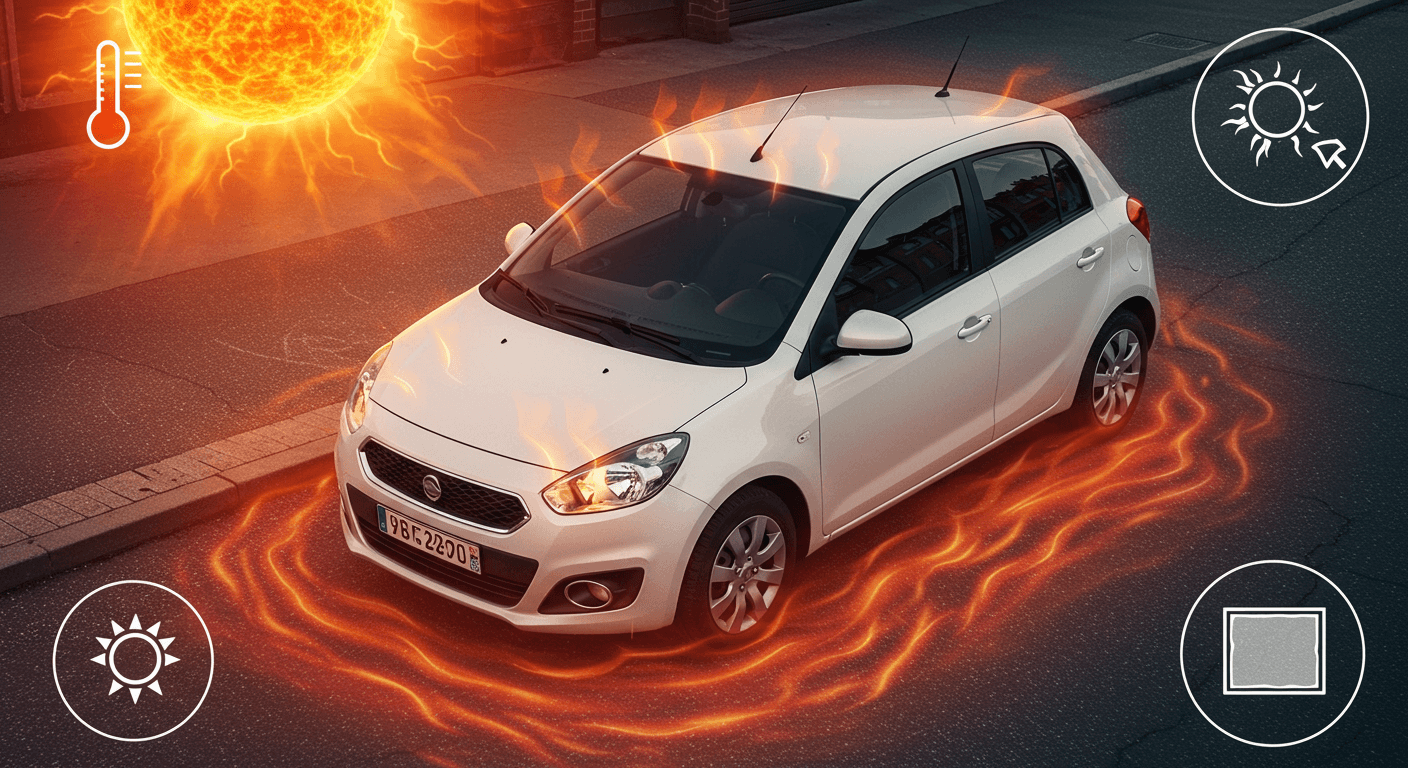 "폭염중 차량 관리법"에 대한 이미지입니다.