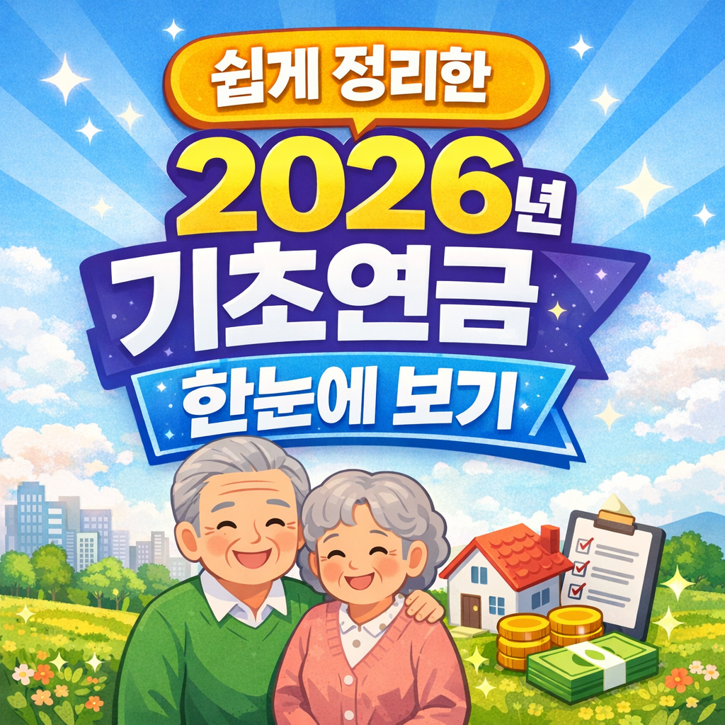쉽게정리한 2026 기초연금 한눈에 보기