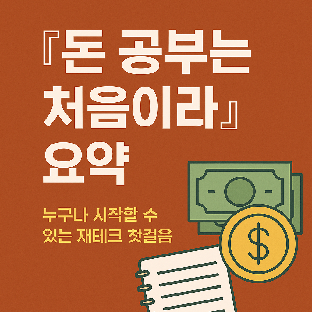 『돈 공부는 처음이라』 요약: 누구나 시작할 수 있는 재테크 첫걸음