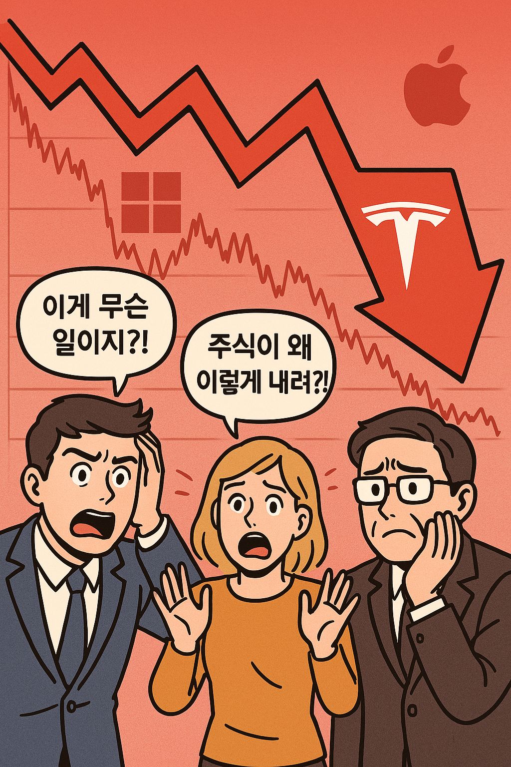 테슬라 주가 급락, 테크주 투자자