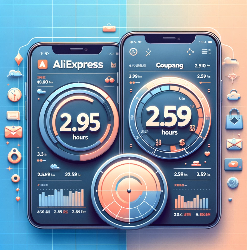 알리익스프레스 앱 쿠팡 앱 사용시간 추월