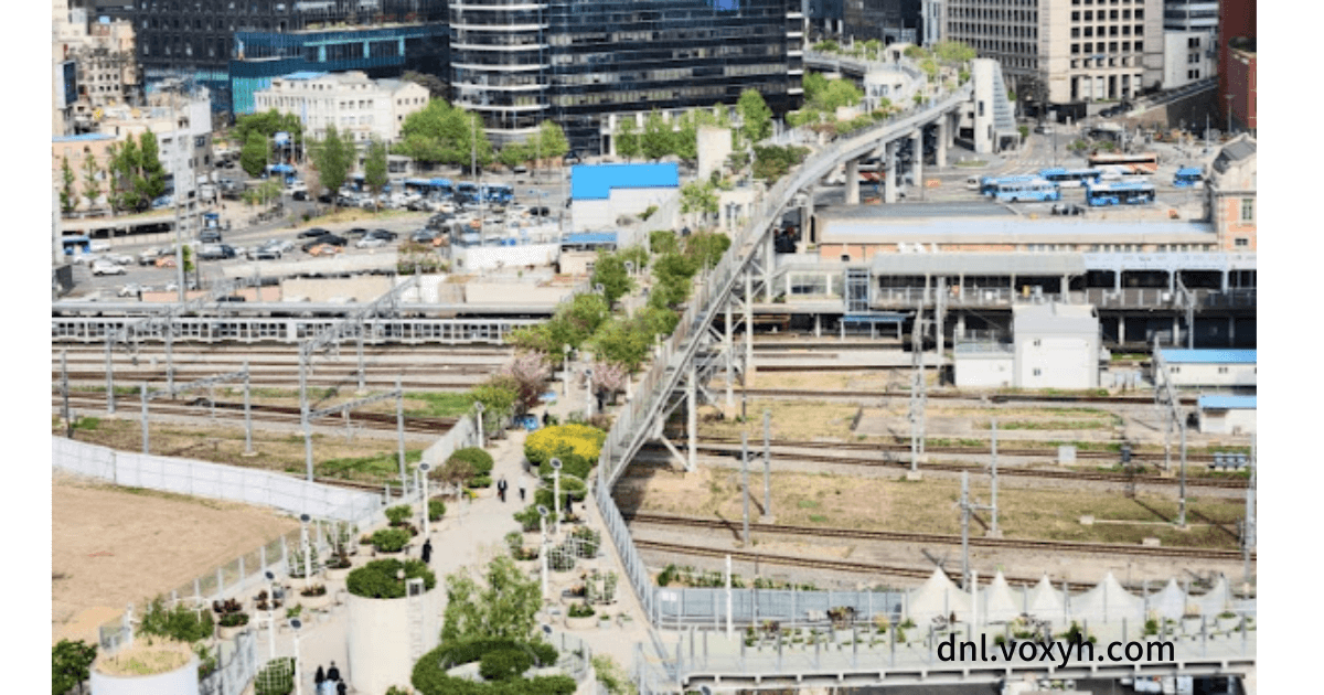 서울로 7017의 변화된 모습