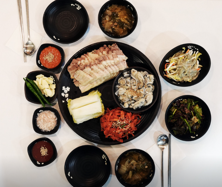 흥부보쌈 대표 메뉴 