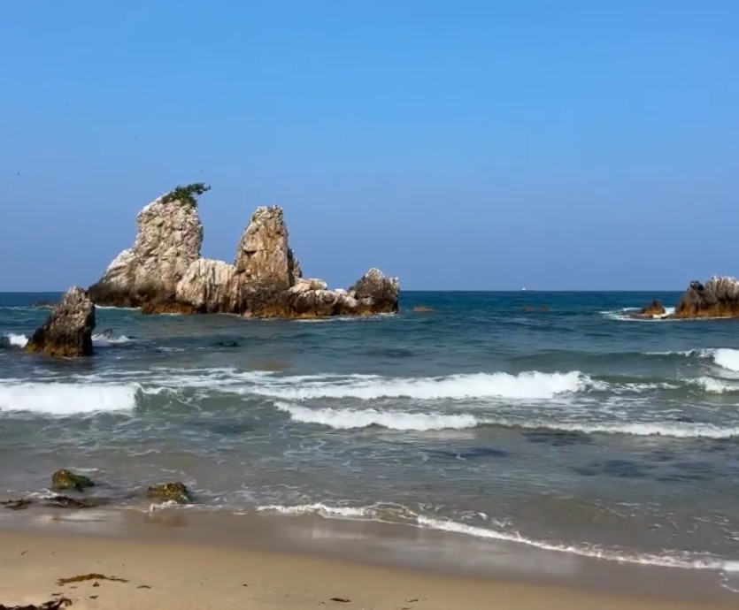 추암해수욕장 해변사진