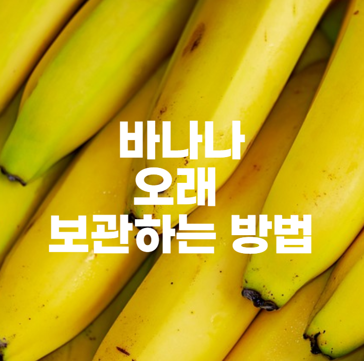 바나나 보관방법