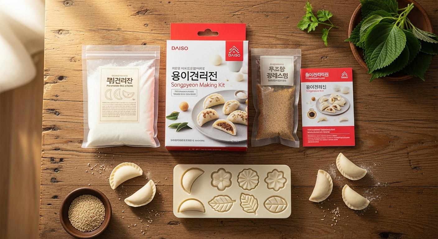 송편만들기 키트 다이소