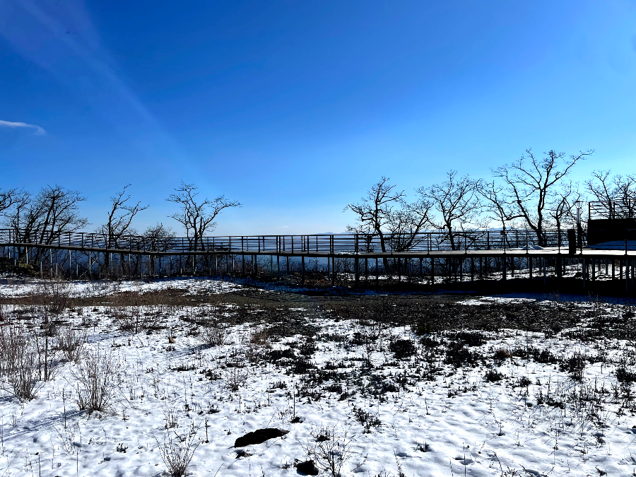 가리왕산 케이블카 체험여행안내 : 가리왕산 전망대 데크탑방