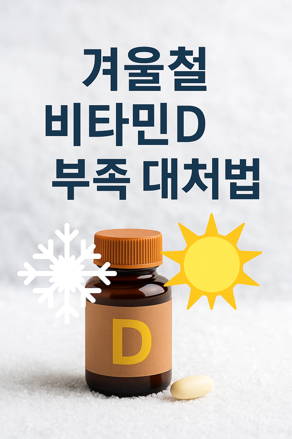 겨울철 비타민 D 부족 - 사진